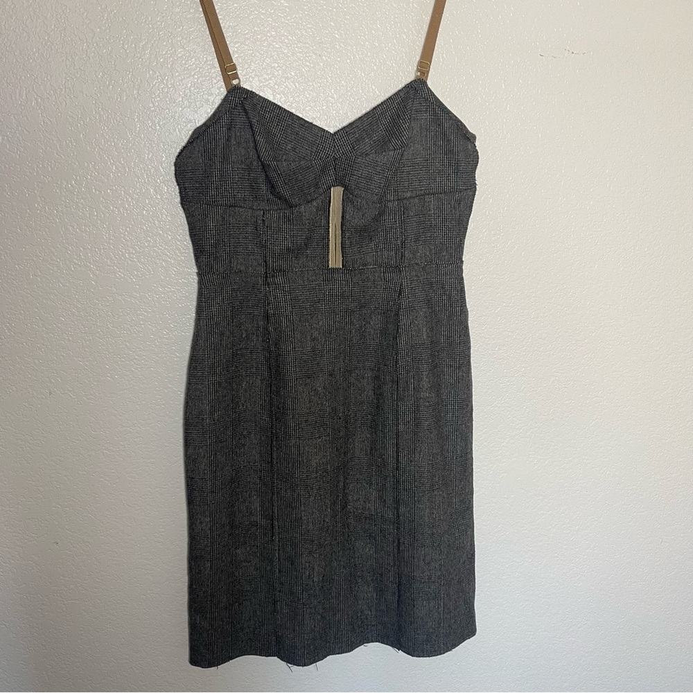 DOLCE & GABBANA | Wool Silk Tweed Fitted Adjustable Dress Italy Size 40 Small